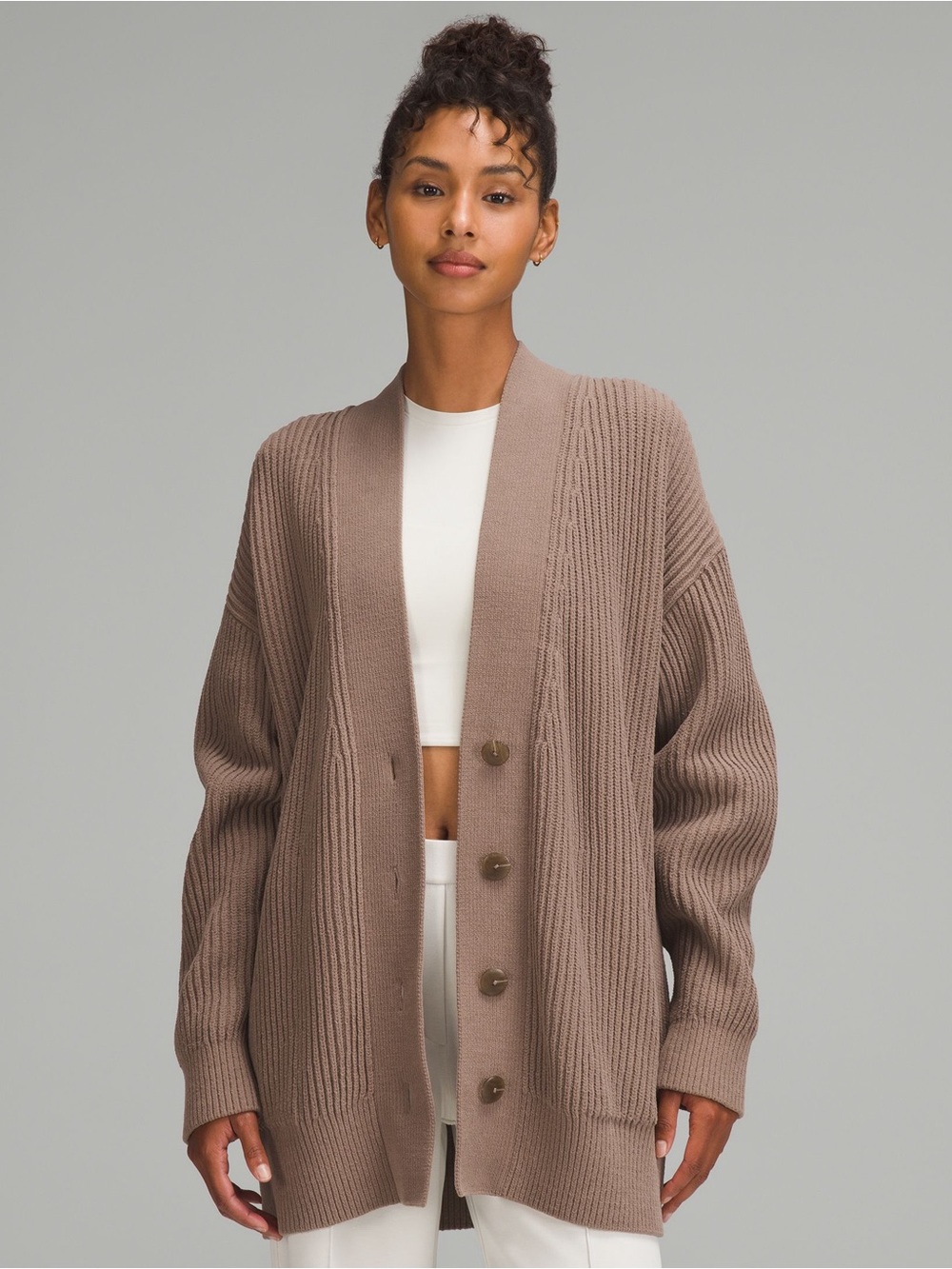 Lululemon Knit Button-Front Cardigan